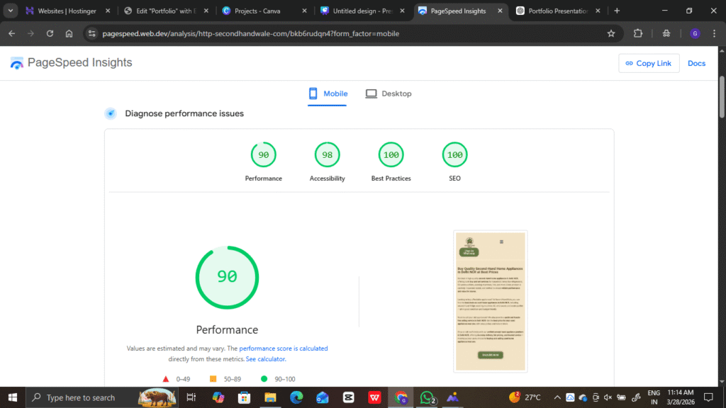 portfolio work of gronexadigtal