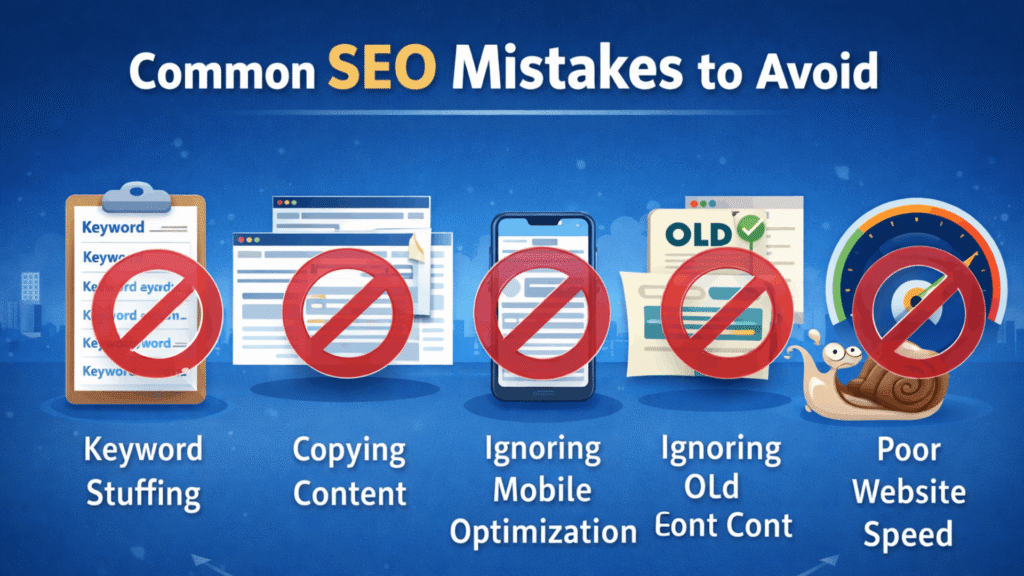 common seo mistakes to avoid
